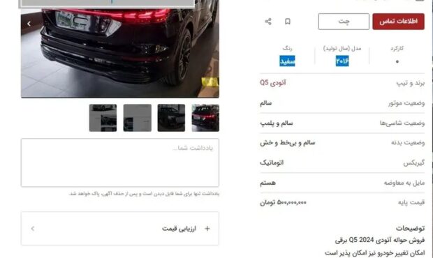 قیمت نجومی حواله خودرو‌های برقی